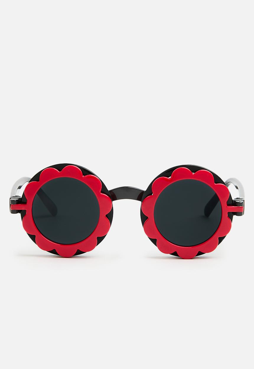 Pop Candy - Round sunglasses - red & black