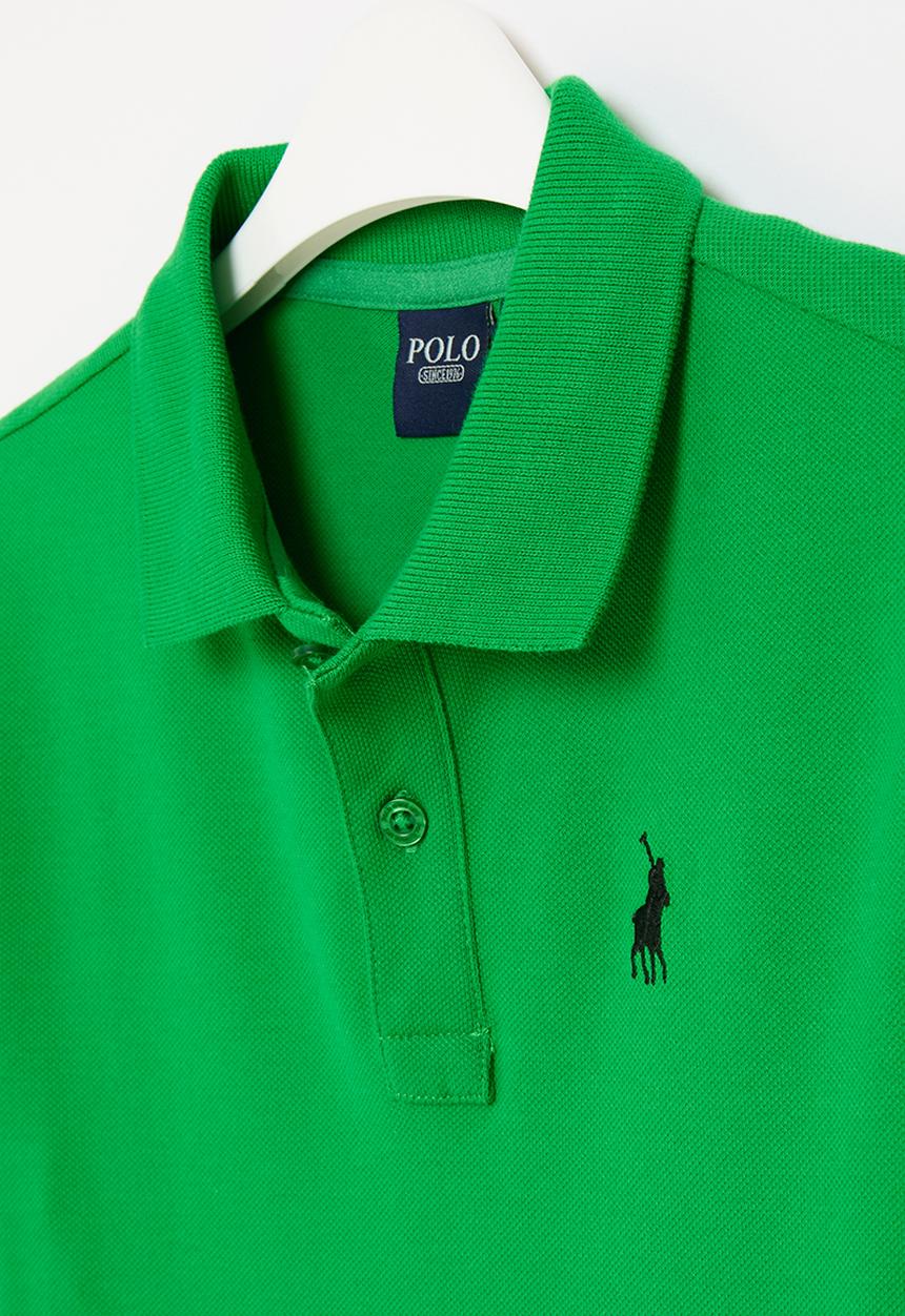 POLO - Boys austin ss golfer - green