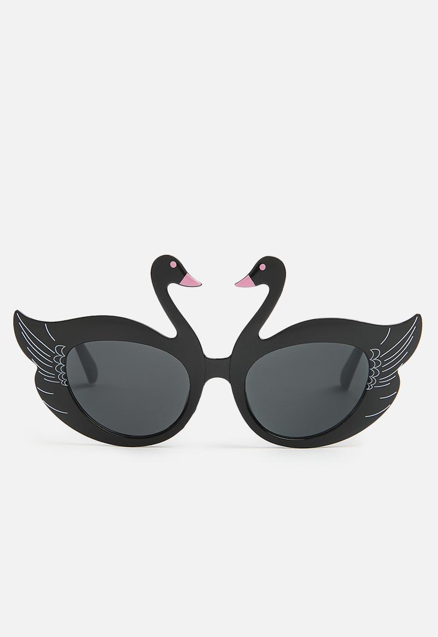 Pop Candy - Swan sunglasses - black
