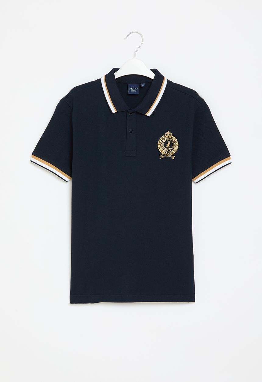 POLO - Boys alex crested golfer - navy