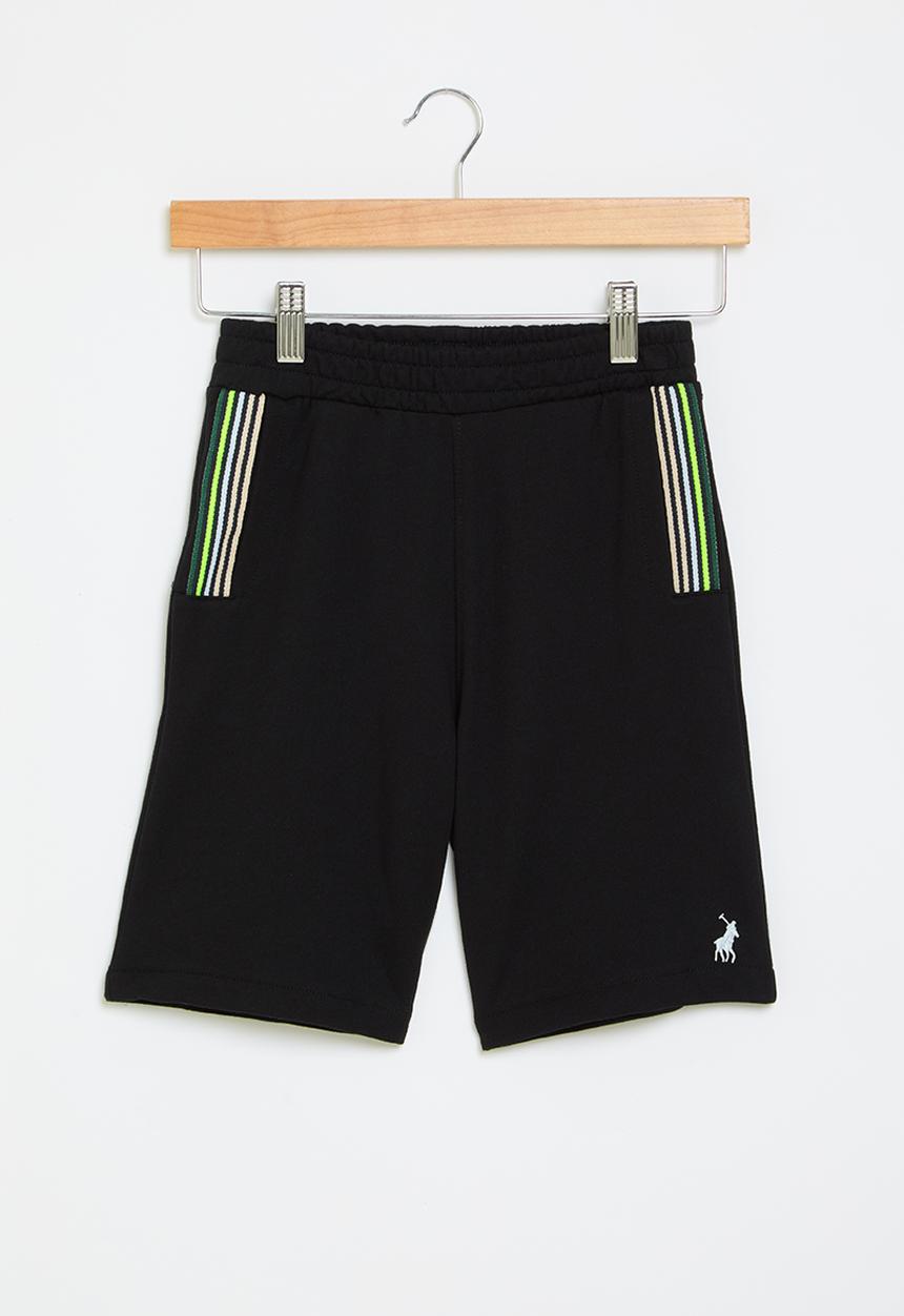 POLO - Boys kai casual short - black