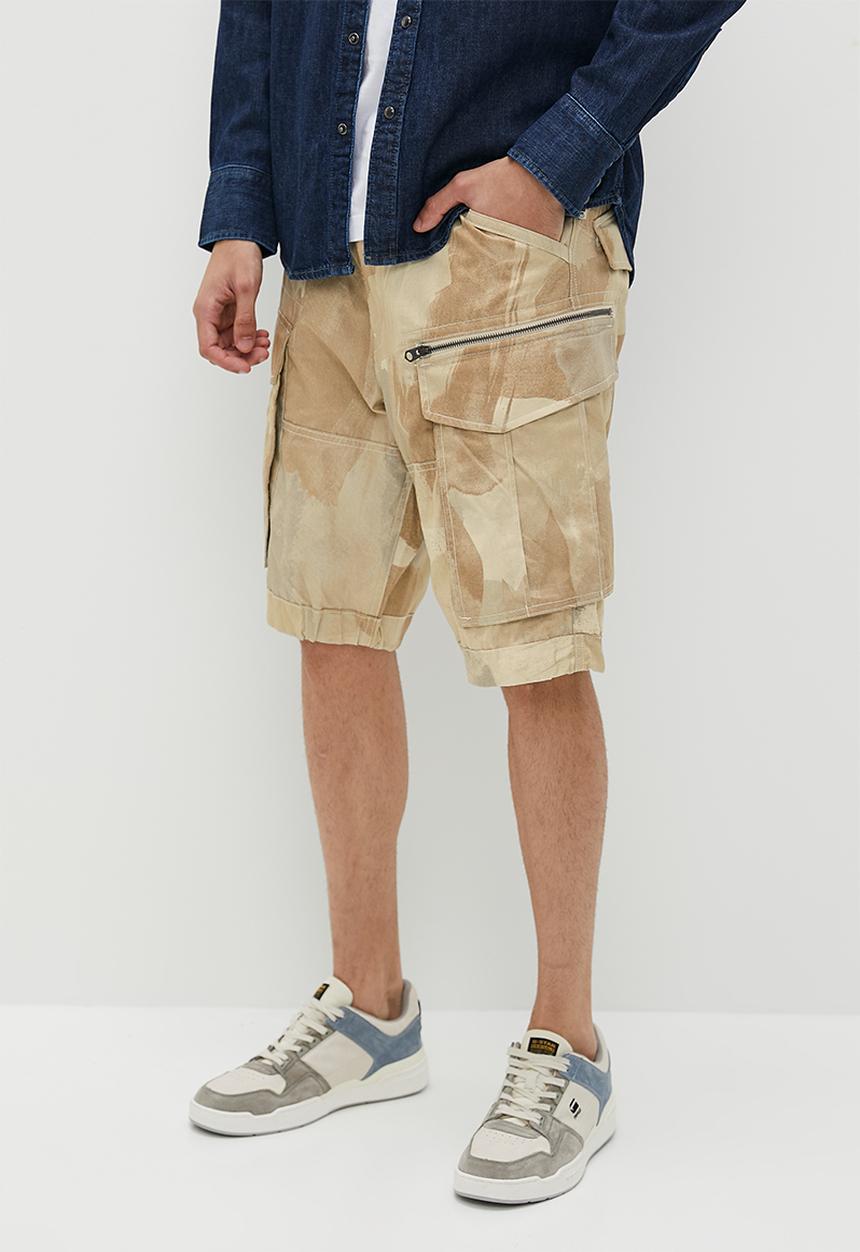 G-STAR - Rovic zip relaxed 1\2 - whitebait watercolor camo