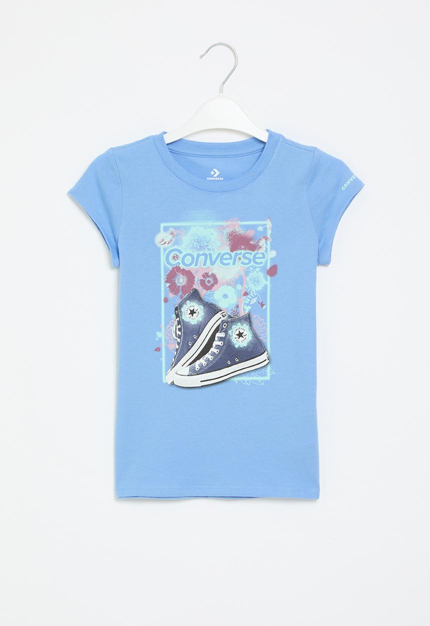 Converse - Converse chuck taylor classic tee - converse lt blue