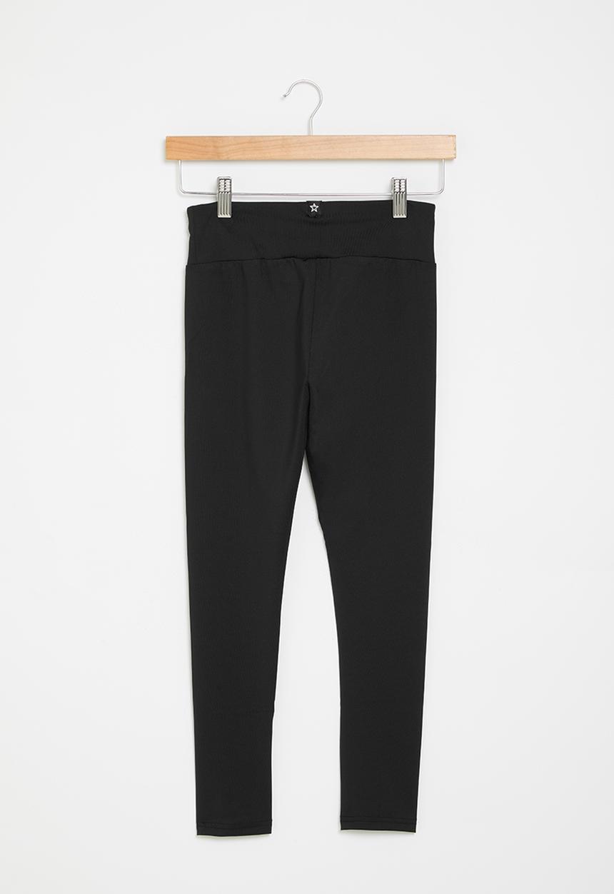 Converse - Converse chuck patch high rise leggings - black