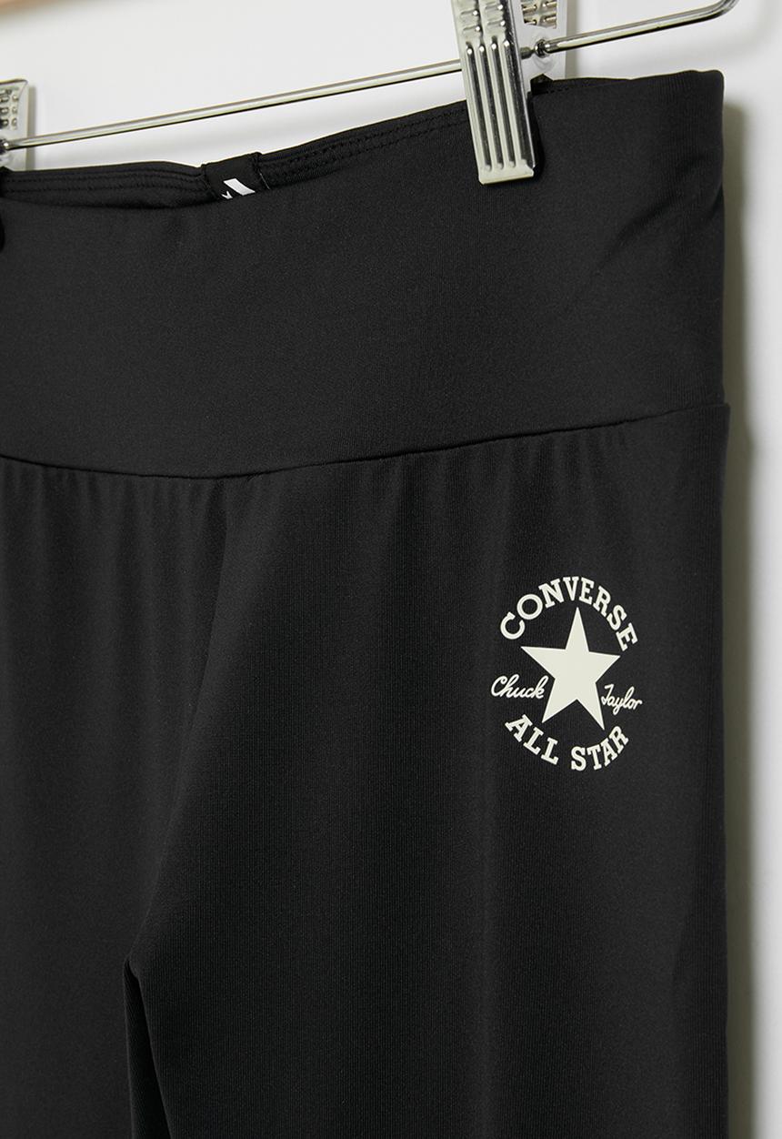 Converse - Converse chuck patch high rise leggings - black