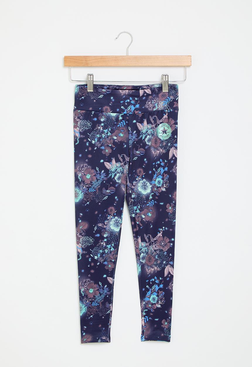 Converse - Converse high rise printed leggings - uncharted waters