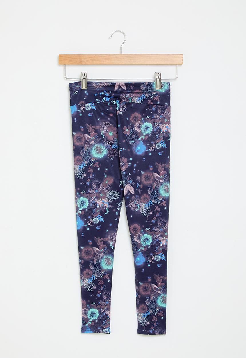 Converse - Converse high rise printed leggings - uncharted waters