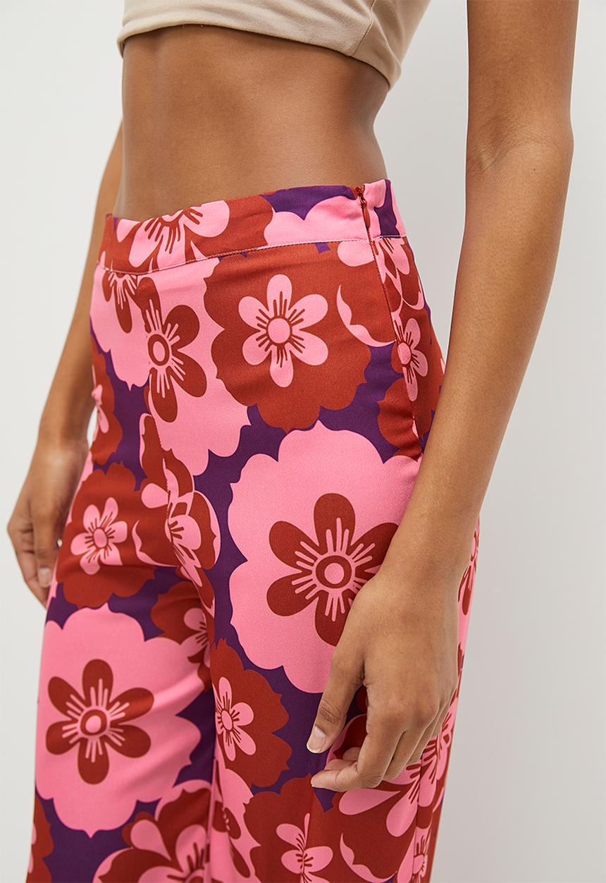 Superbalist - Co-ord printed wide leg - bright tropical floral