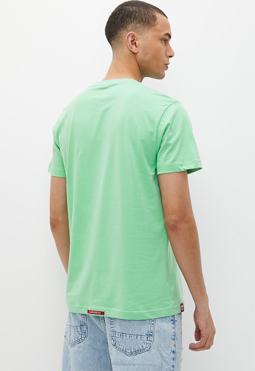 Alpha Industries - Ai logo print tee - mint 