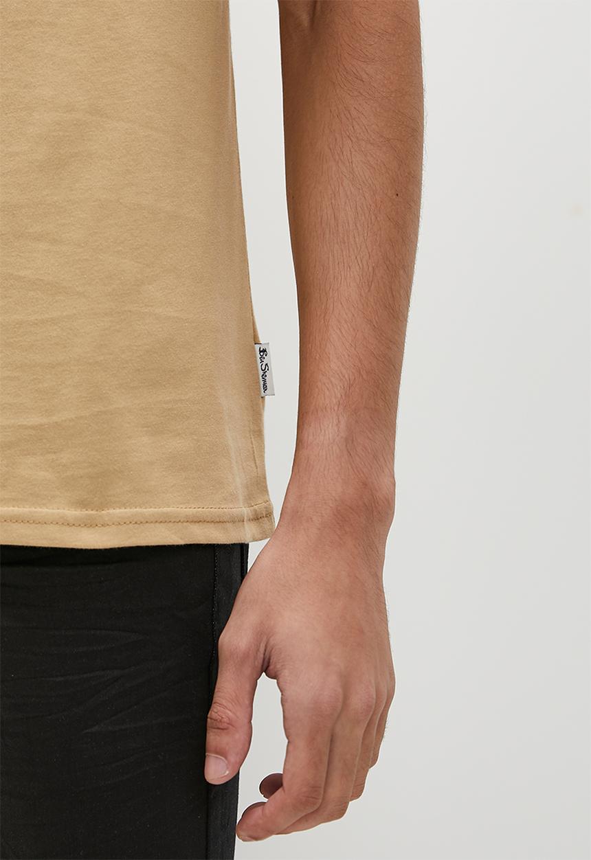 Ben Sherman - Essential target tee - caramel
