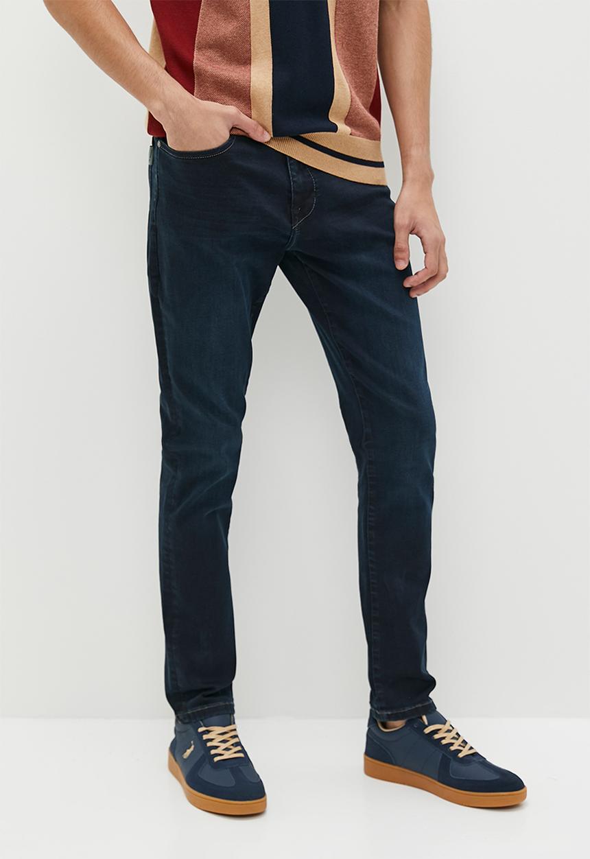 Ben Sherman - Classic denim slim jeans - blue black