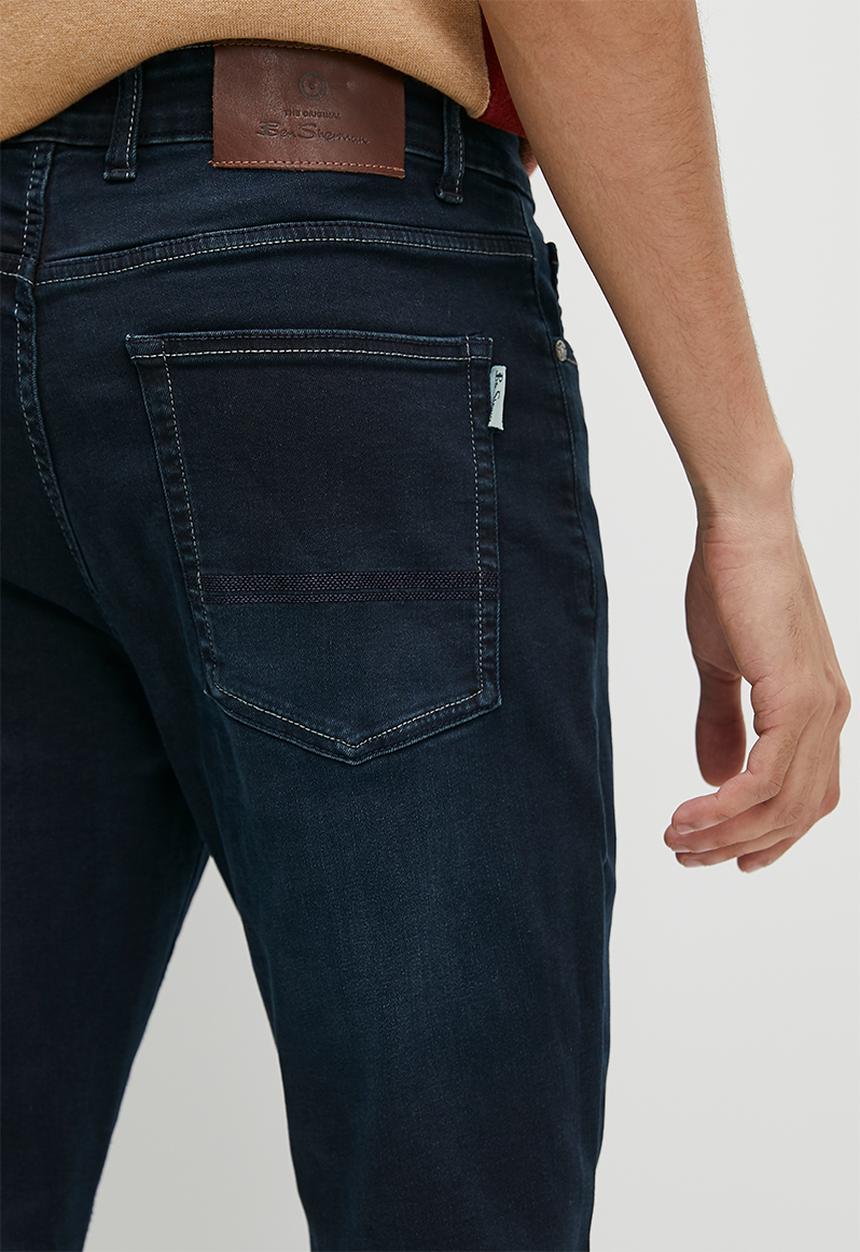 Ben Sherman - Classic denim slim jeans - blue black