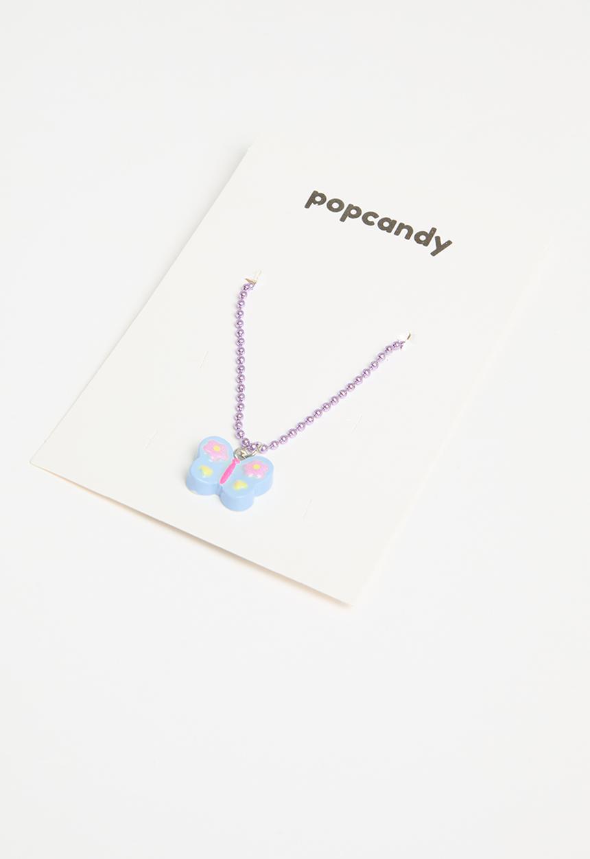 Pop Candy - Butterfly necklace - purple 