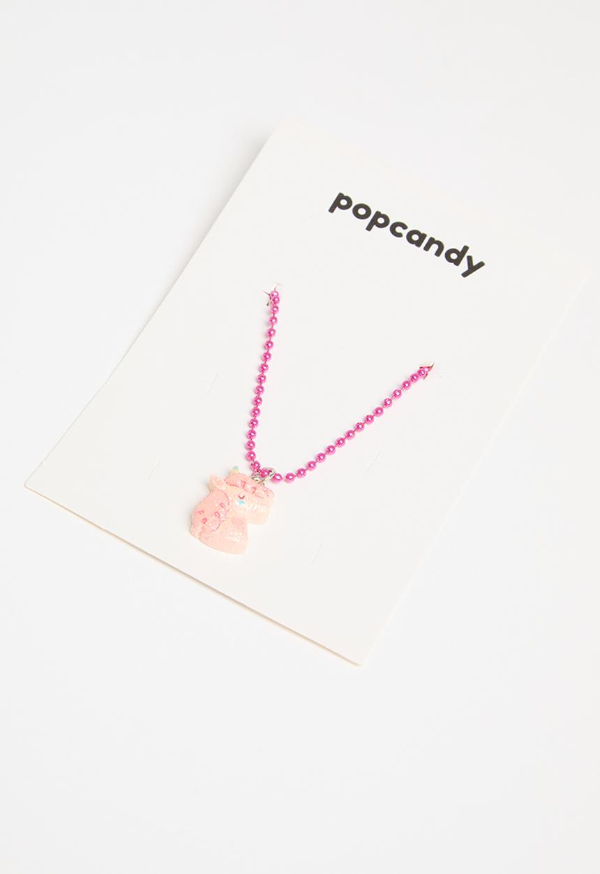 Pop Candy - Unicorn  necklace - pink 