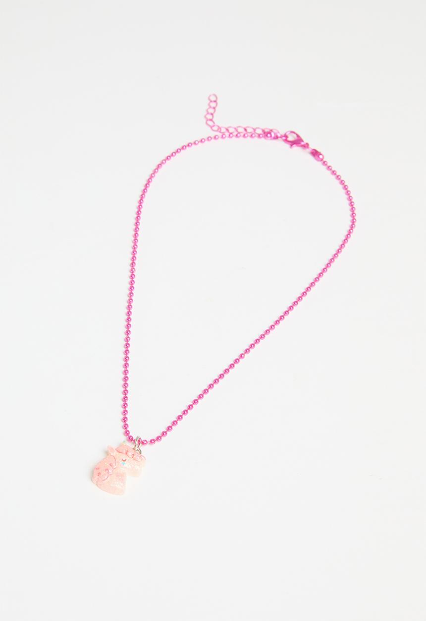 Pop Candy - Unicorn  necklace - pink 