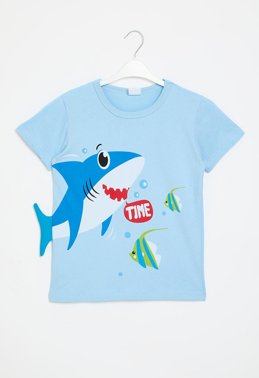 Pop Candy - Printed tee - light blue 