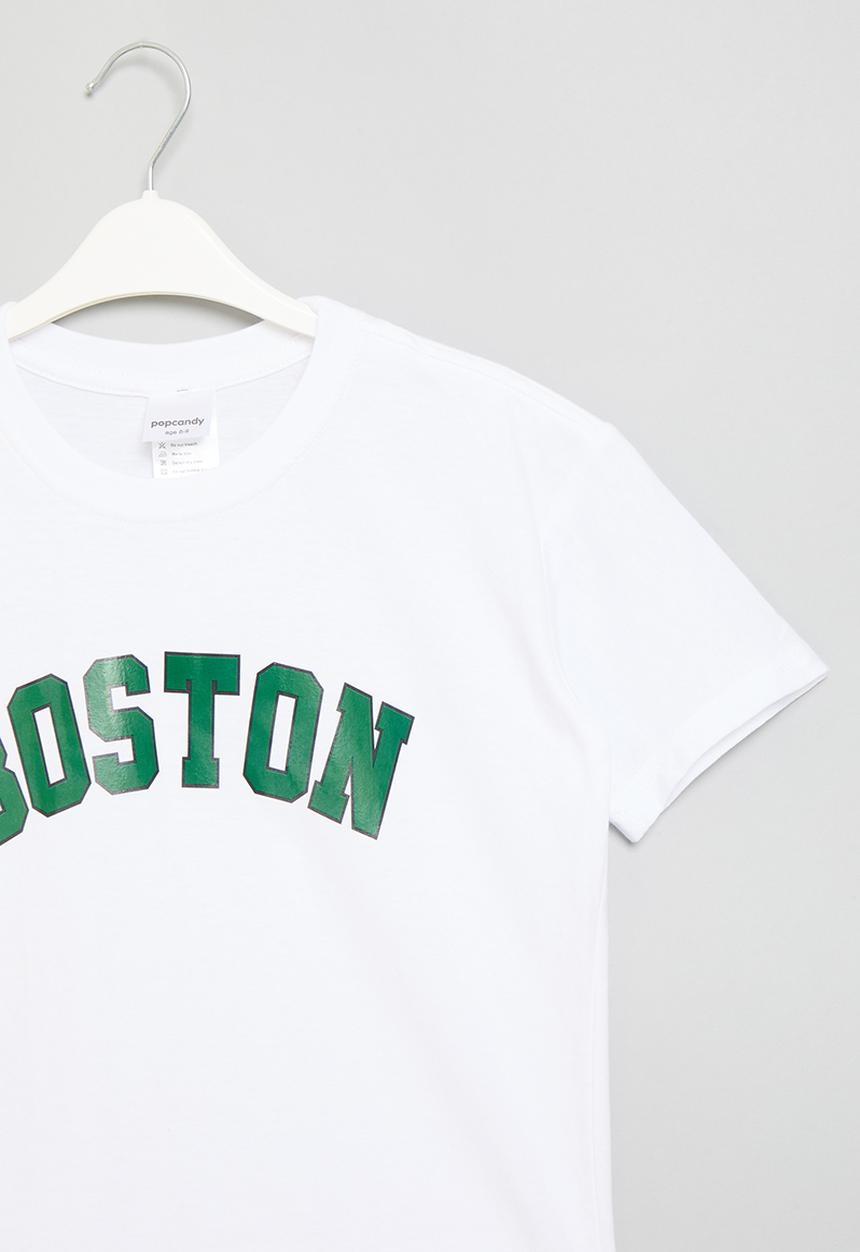 Pop Candy - Boston tee - white