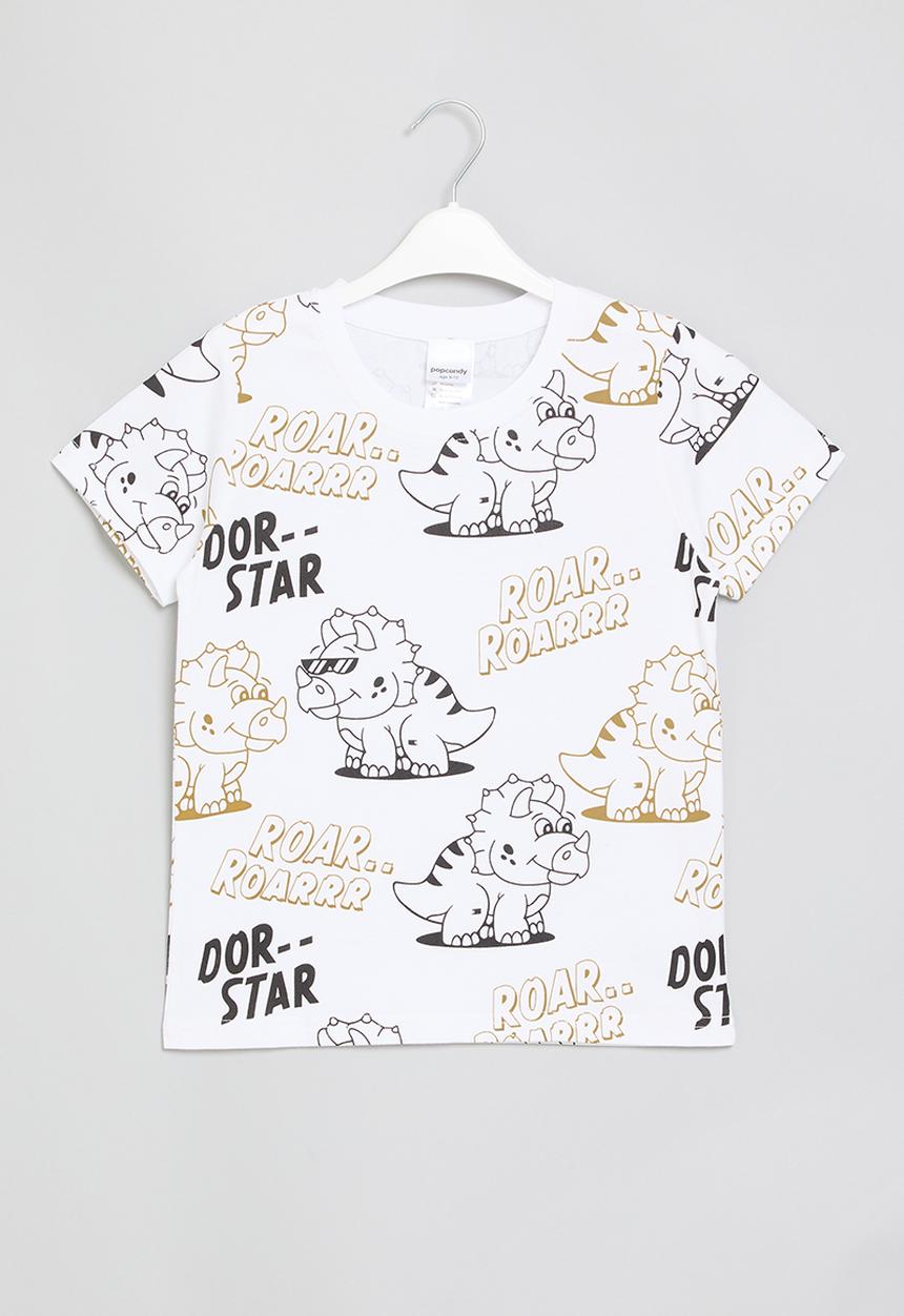Pop Candy - Printed tee - white 