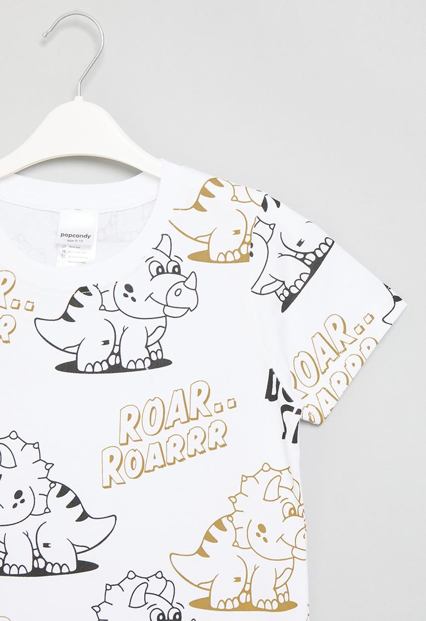 Pop Candy - Printed tee - white 
