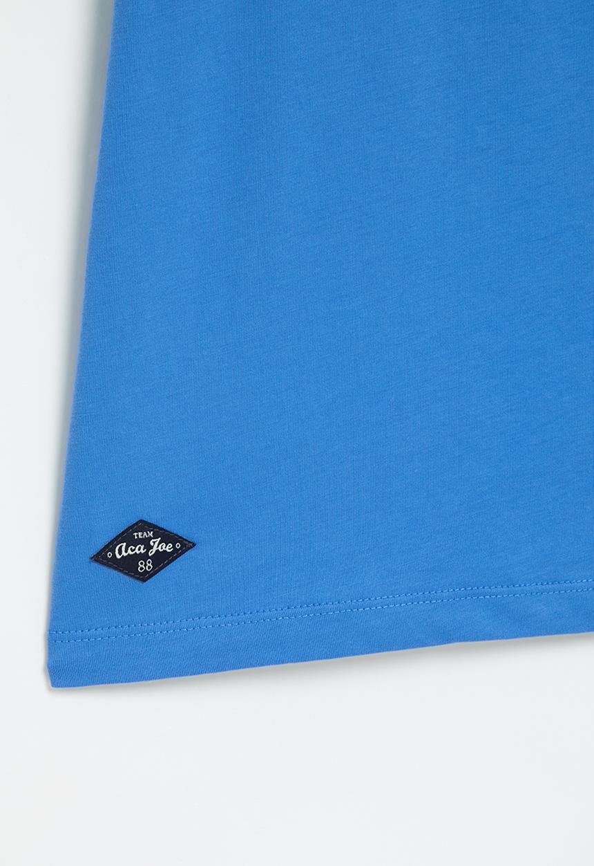Aca Joe - Printed tee - blue