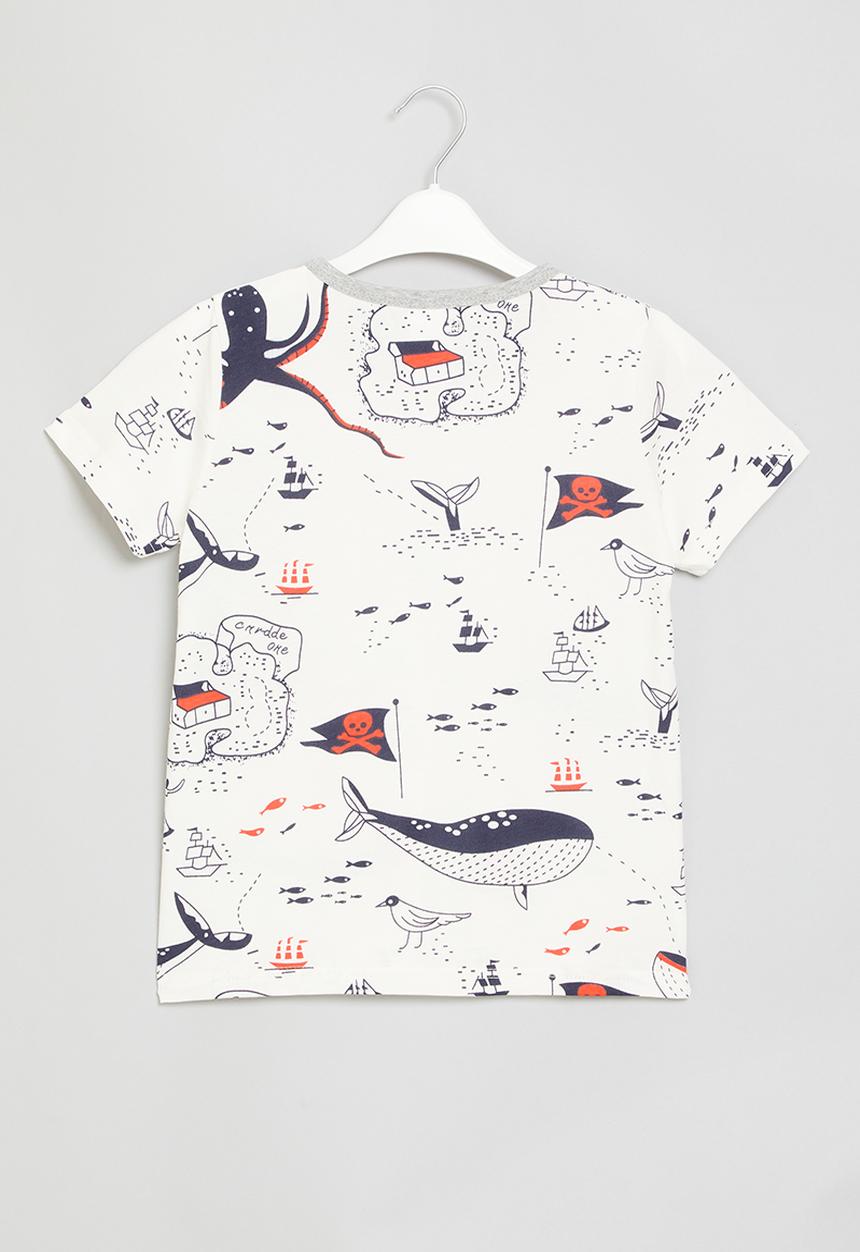 Pop Candy - Printed tee - white 