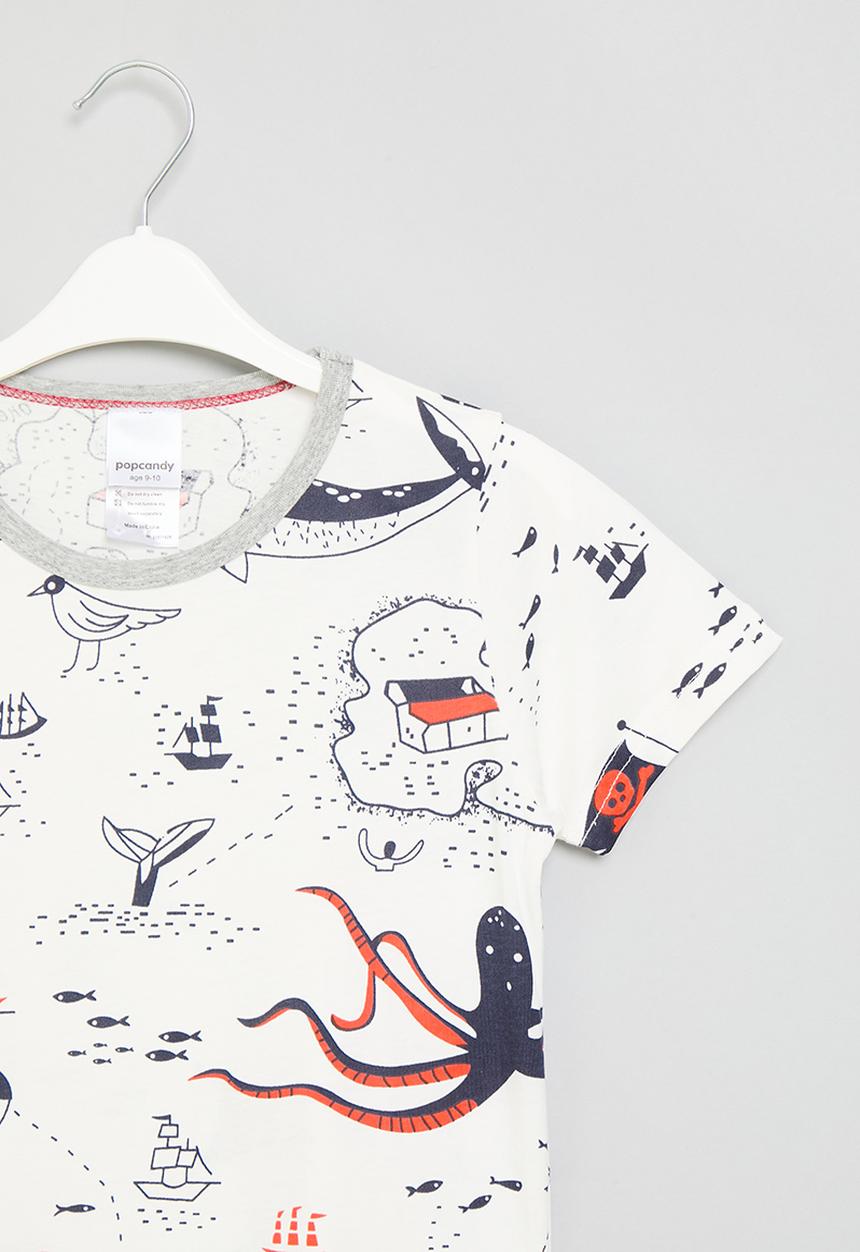 Pop Candy - Printed tee - white 