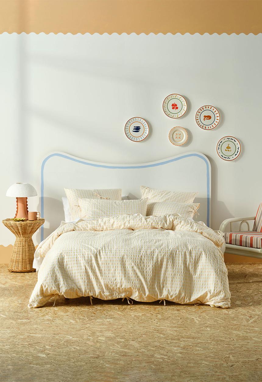 Linen House - Ferrara Duvet Cover Set - Yellow