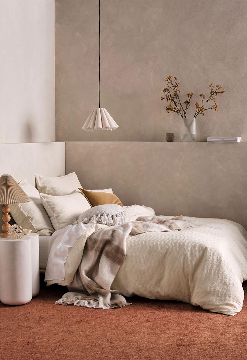 Linen House - Klee Duvet Cover Set - Cream