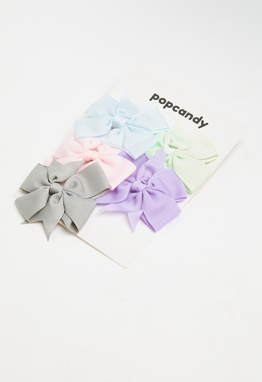 Pop Candy -  5 Pack hair bow - multi