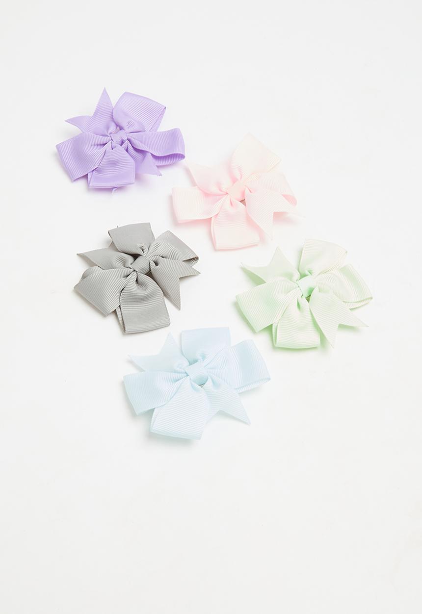 Pop Candy -  5 Pack hair bow - multi