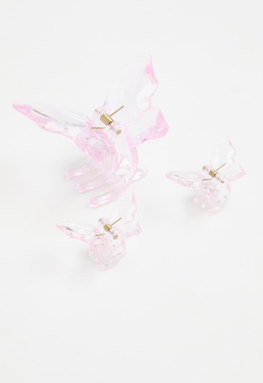 Pop Candy - 3 Pack hair clips - pink