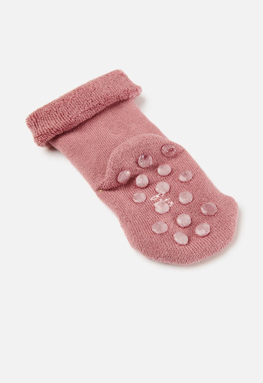 Pop Candy - 3 Pack stripe socks - pink & white