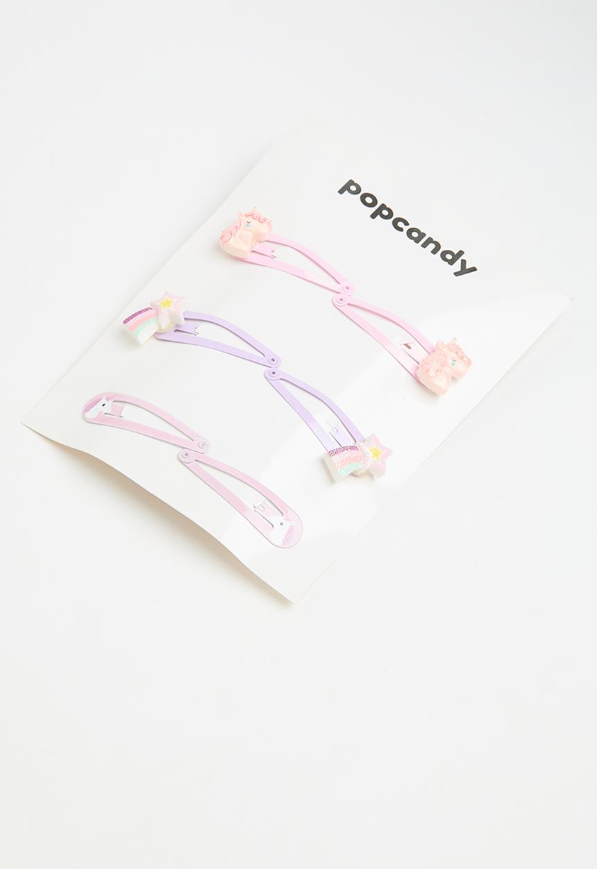 Pop Candy - Hair clips - pink & purple