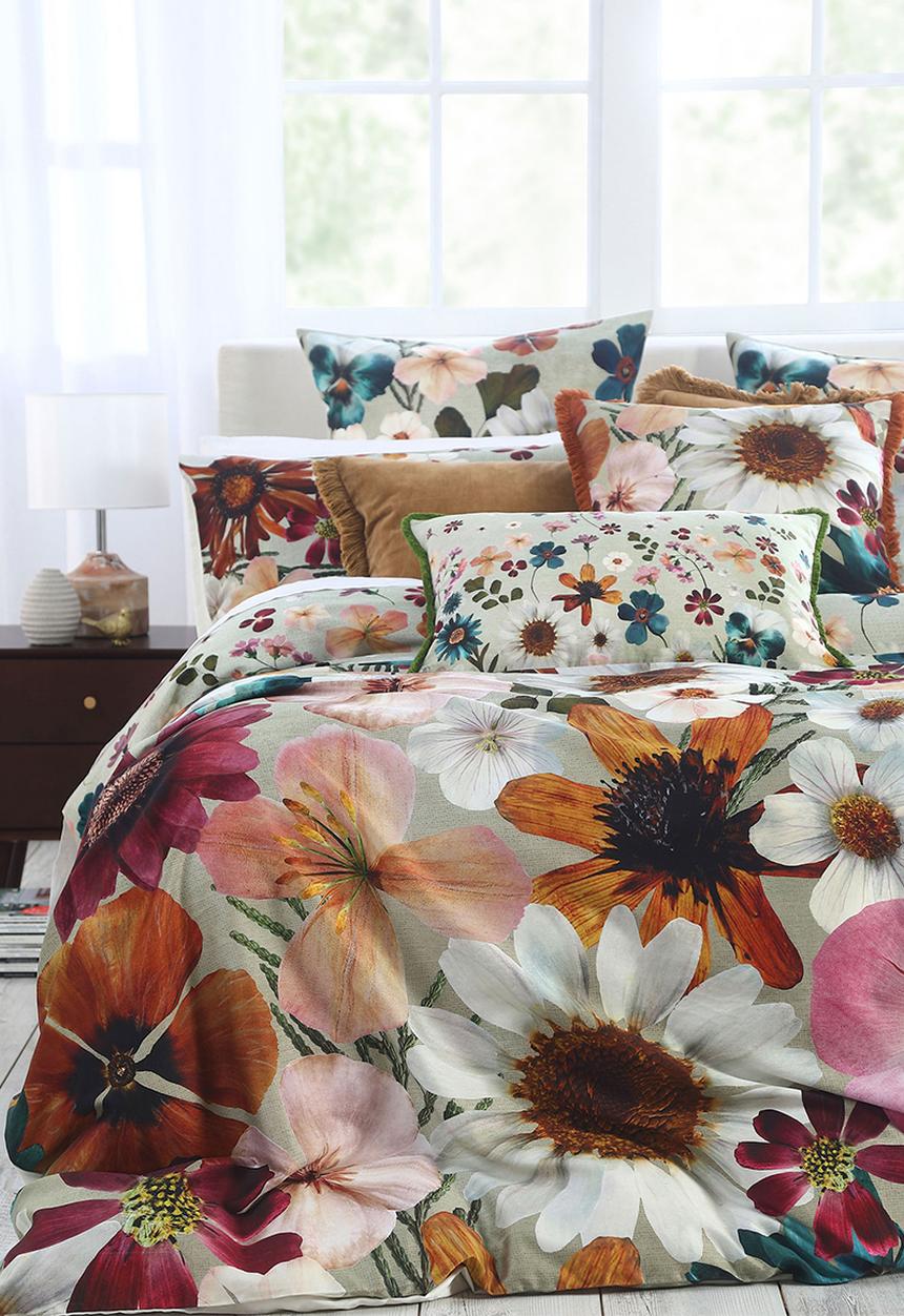 Linen House - Flowerbed MM Duvet Cover Set - Multi