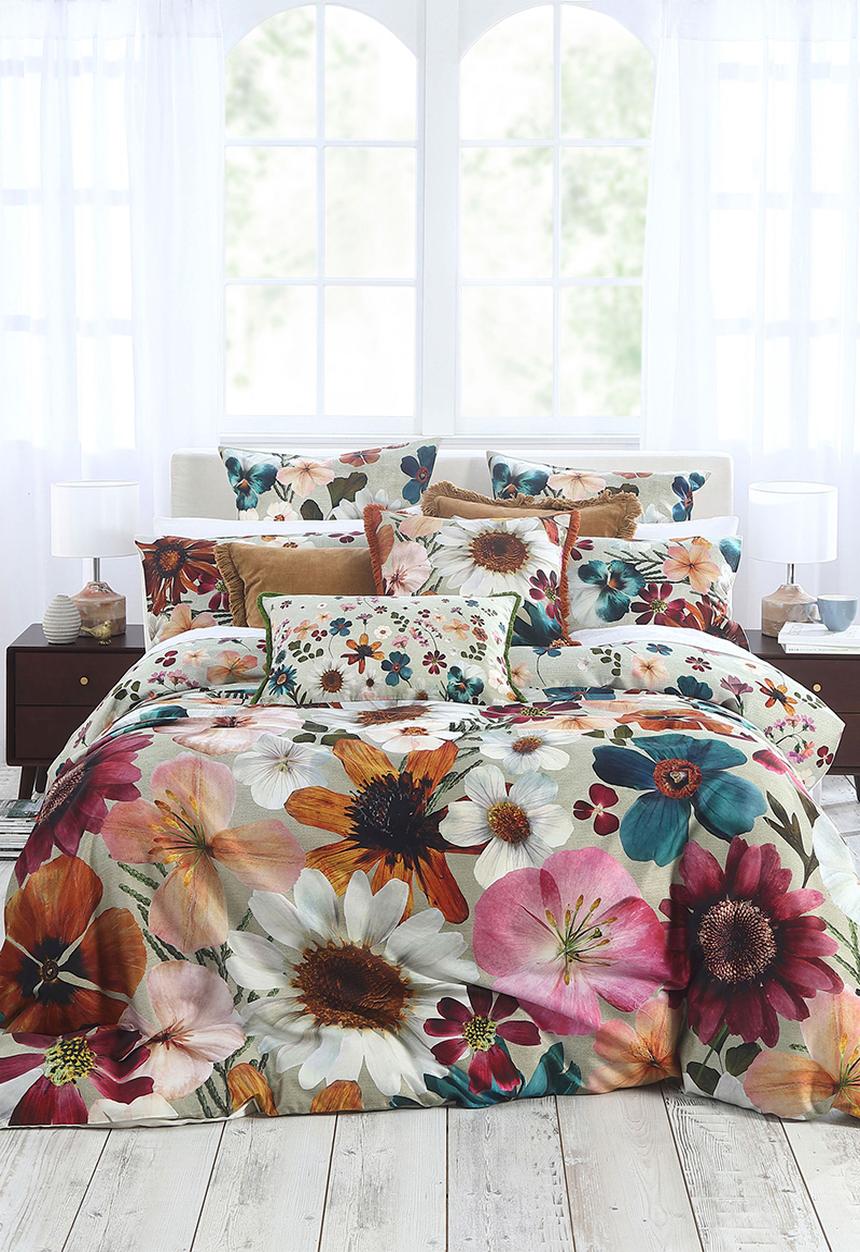 Linen House - Flowerbed MM Duvet Cover Set - Multi