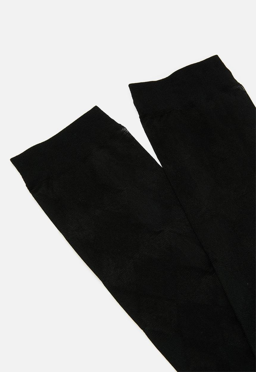 Tessa Design - Diamond lace socks - black