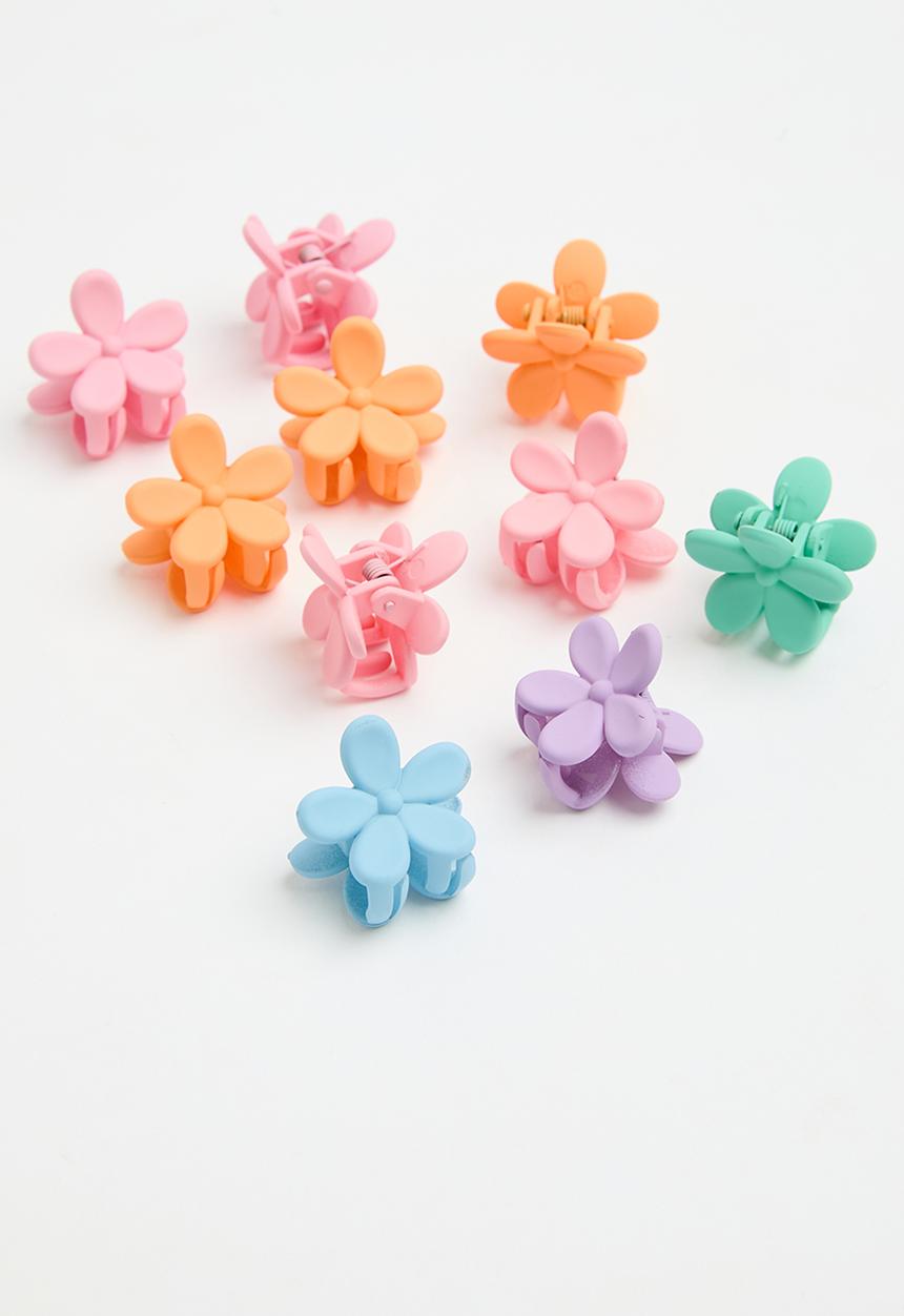 Pop Candy - Floral hair clips - multi