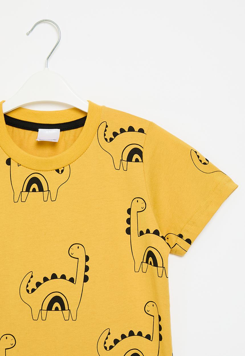 Pop Candy - Printed tee - yellow