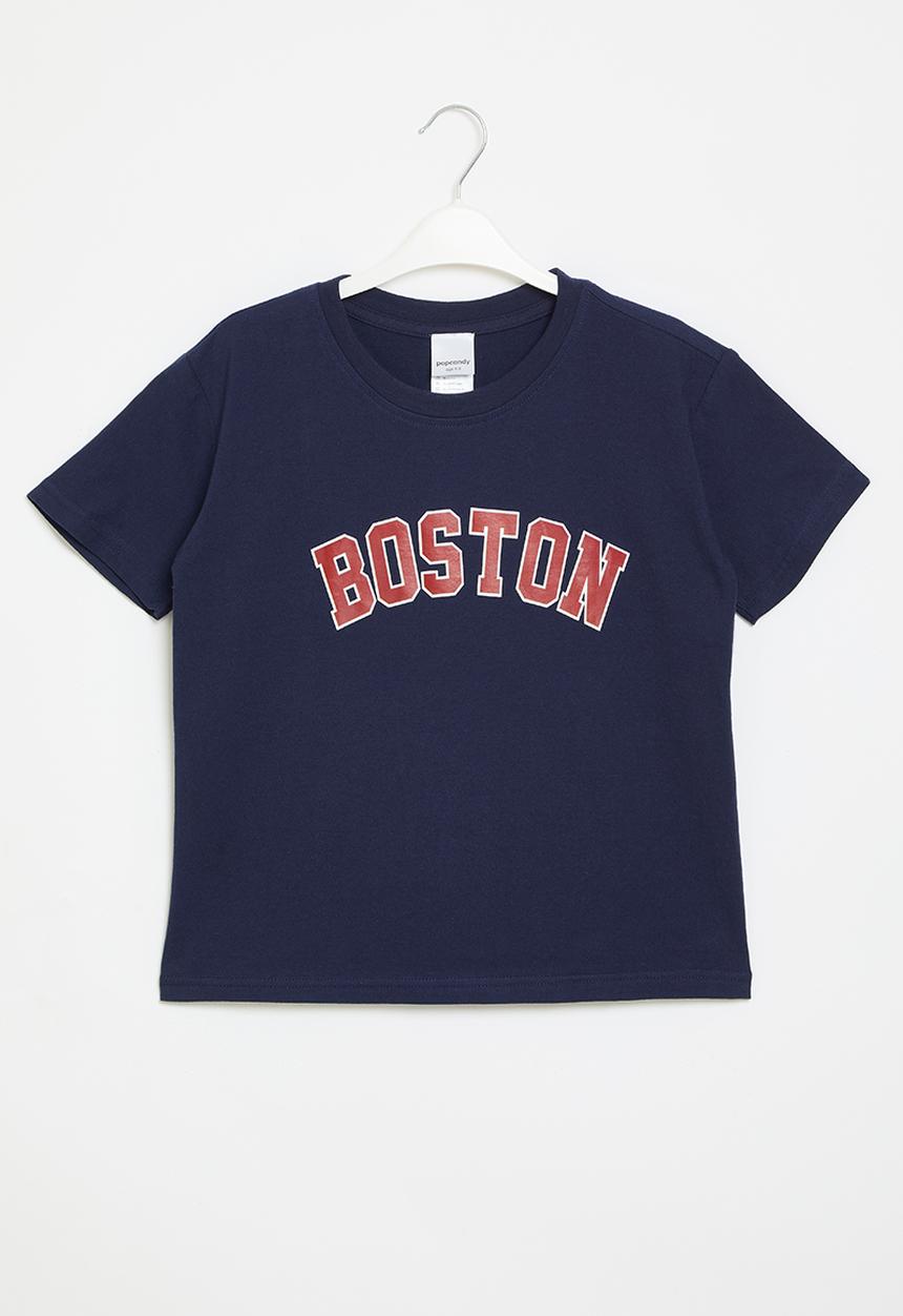 Pop Candy - Boston  tee - navy