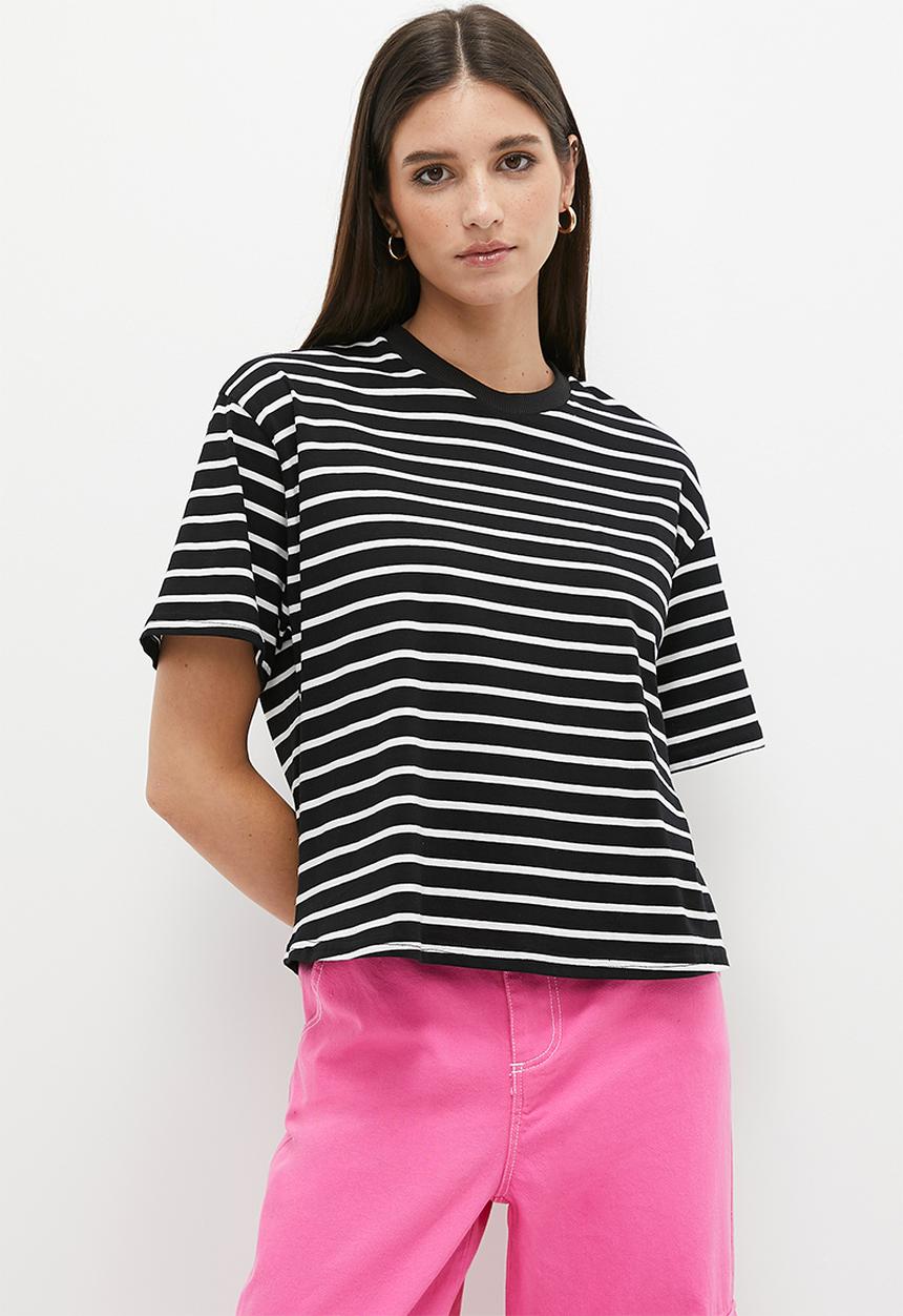 Me&B - Stripe tee - black stripe