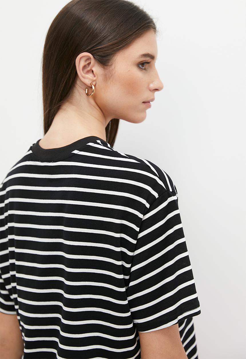 Me&B - Stripe tee - black stripe