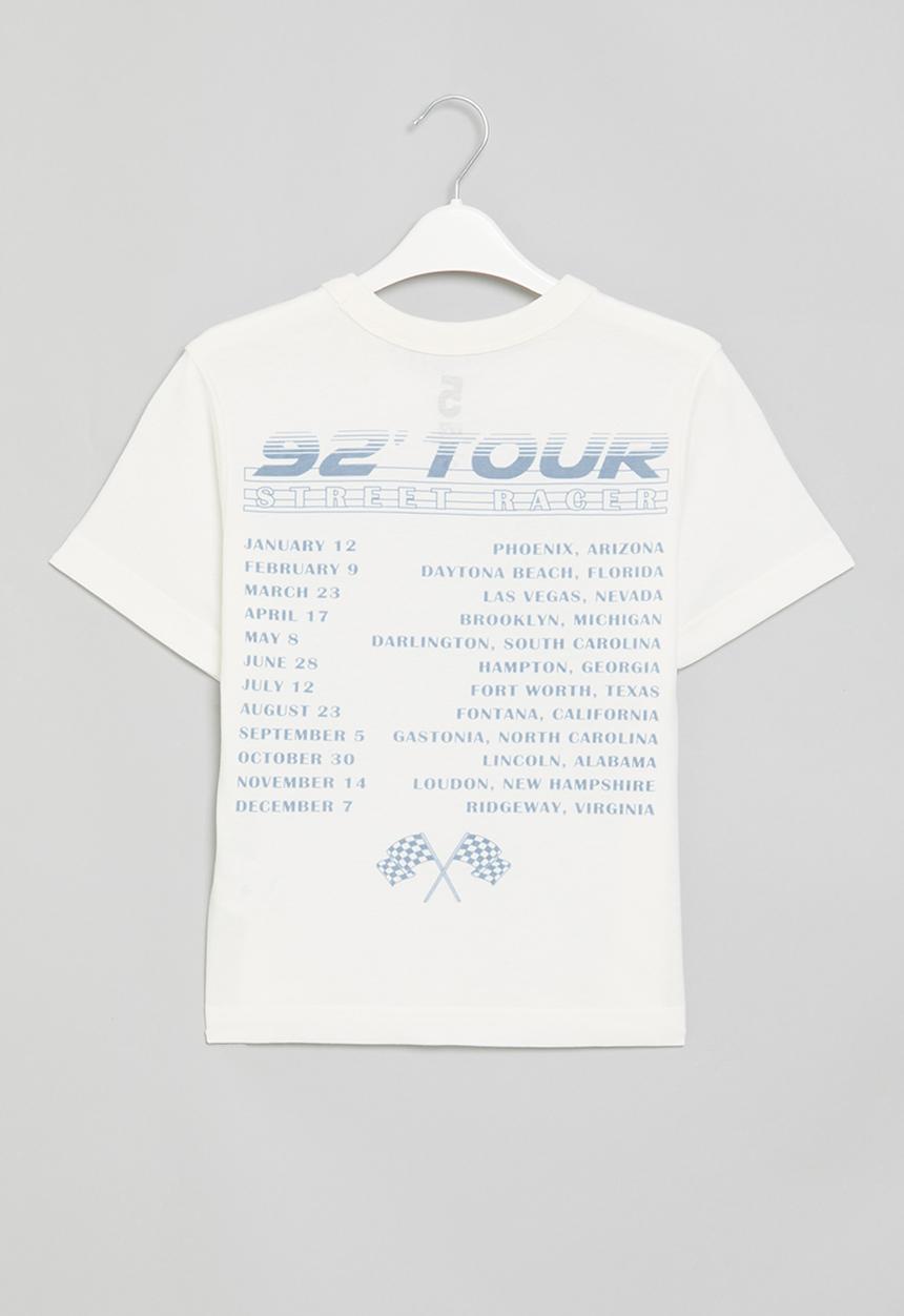 Cotton On - Jonny short sleeve print tee - vanilla/1992 street racer