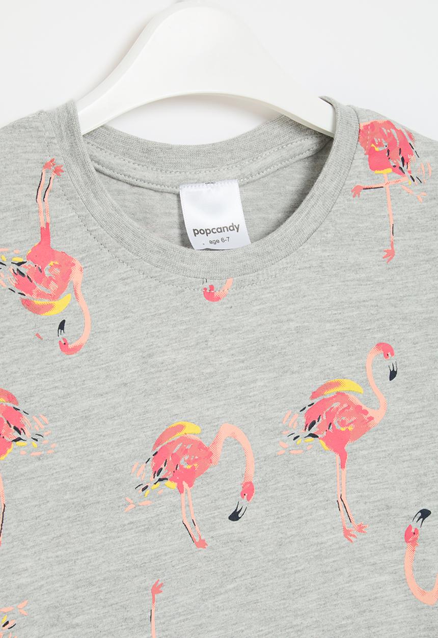 Pop Candy - Printed tee -  grey 