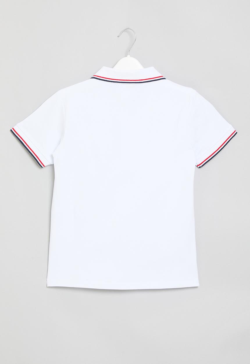 Pop Candy - Older boys polo shirt - white