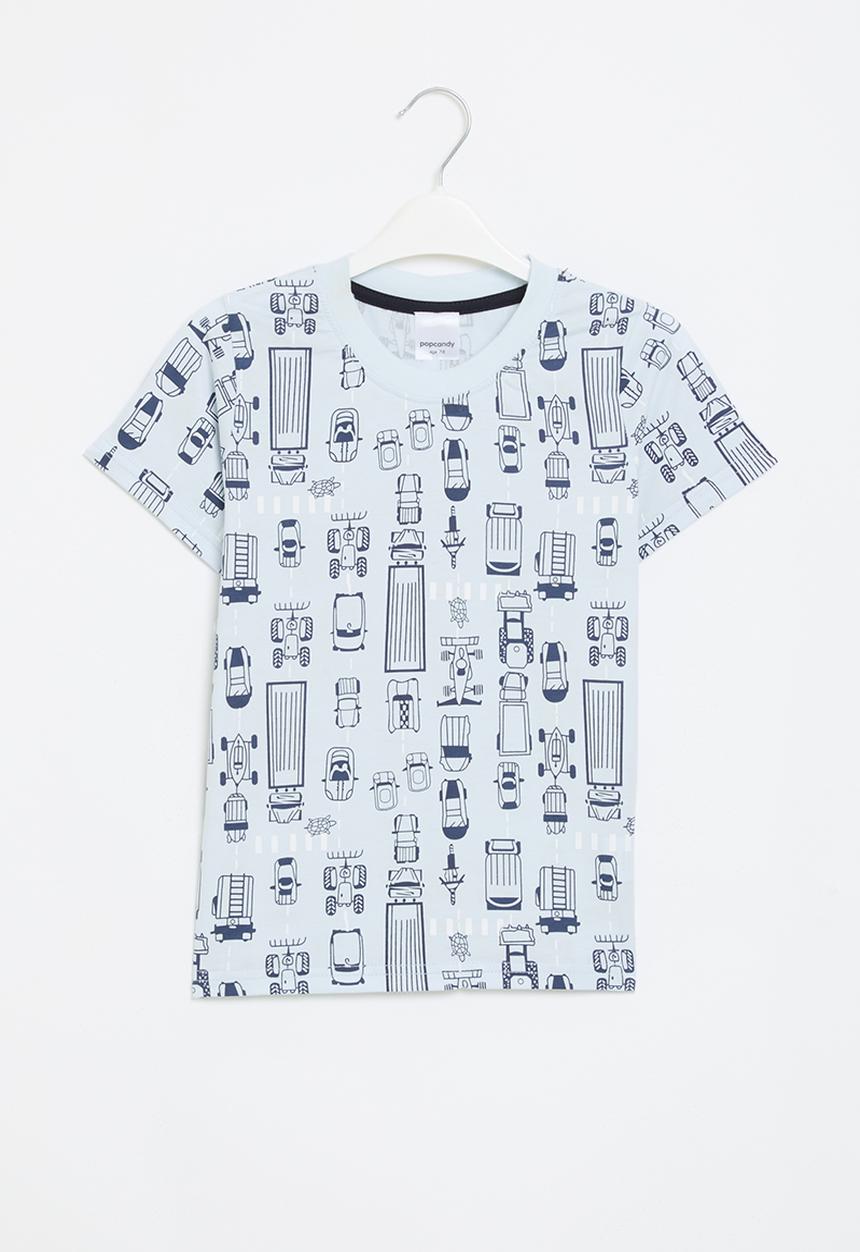 Pop Candy - Printed tee - grey 