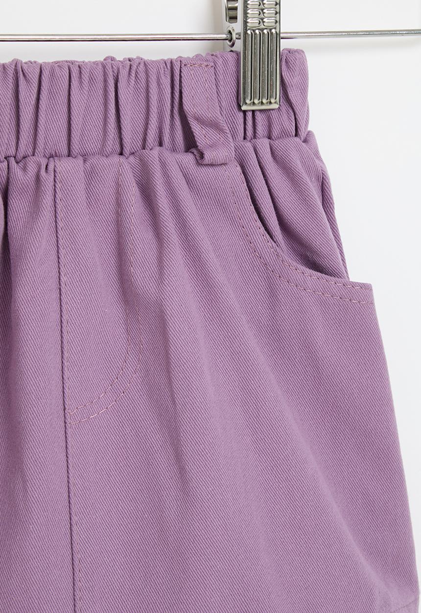 Pop Candy - Elastic waist  skirt - purple