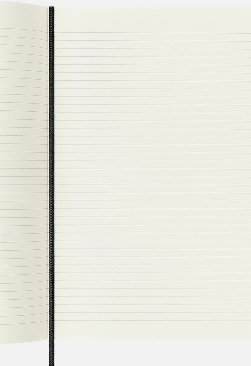 Moleskine - Soft xlarge ruled notebook - black