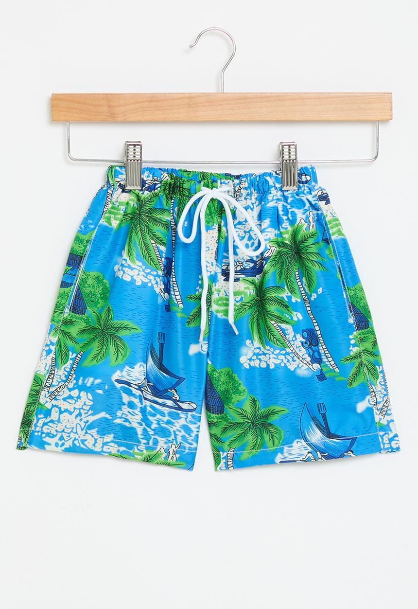 Pop Candy - Board shorts - blue & green