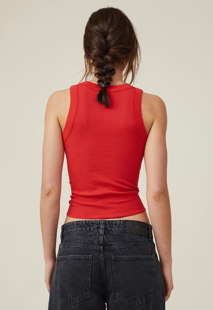 Cotton On - The 91 tank - summery red