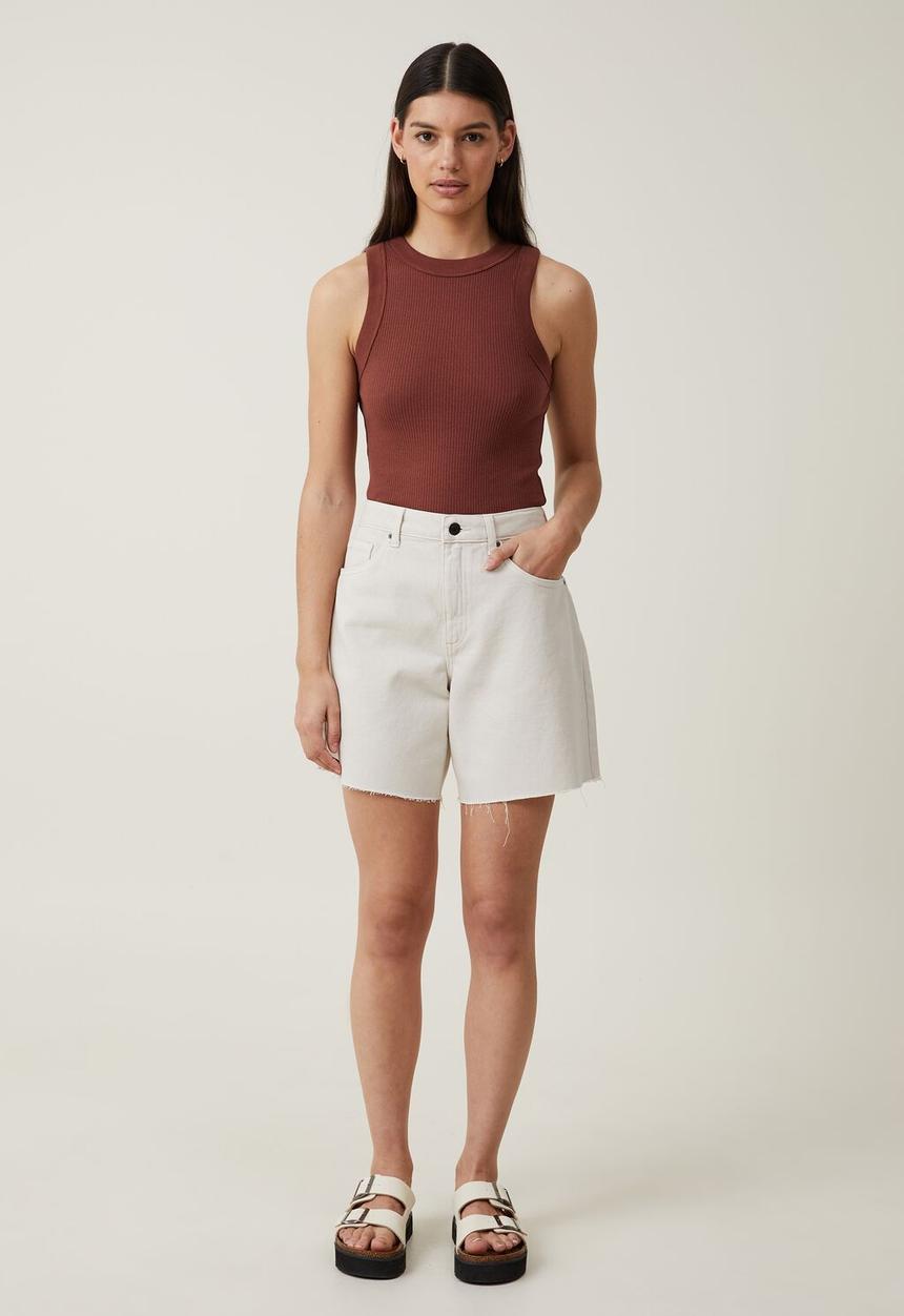 Cotton On - The 91 tank - bottle brown